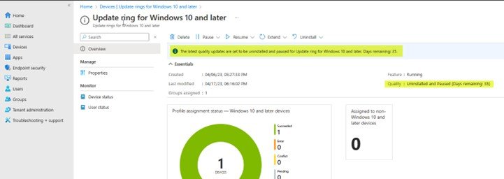 Uninstall Windows 11 Updates Using Intune - Picture 04