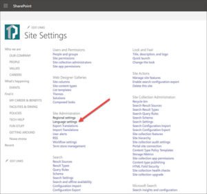 Building Multilingual Intranet on SharePoint Picture1