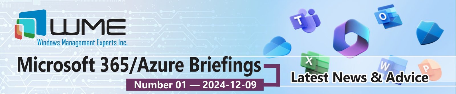 WME Microsoft 365 Updates No. 001