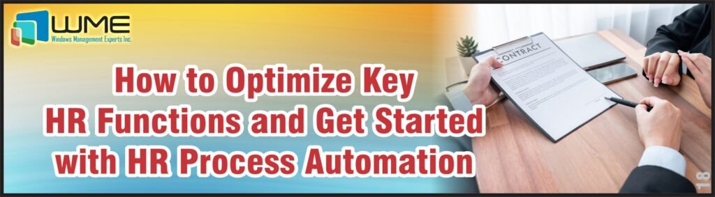 How to Optimize Key HR Functions