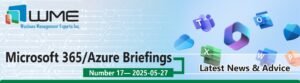 WME Microsoft 365 Updates No. 017