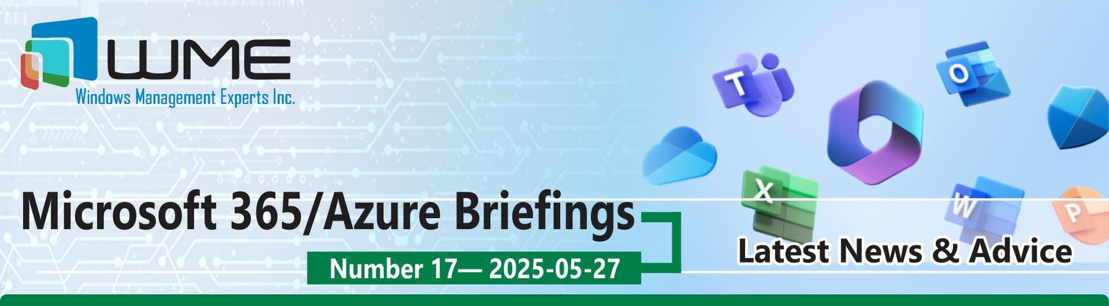 WME Microsoft 365 Updates No. 017